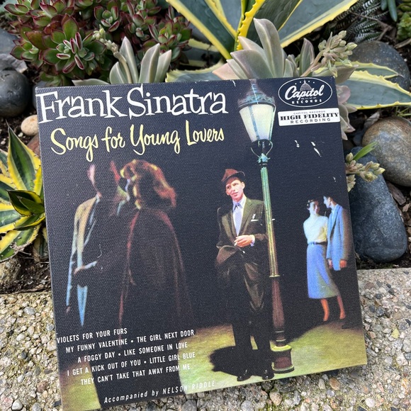 Frank Sinatra Songs for Young Lovers Canvas Music Art Vinyl Albums - Picture 4 of 4